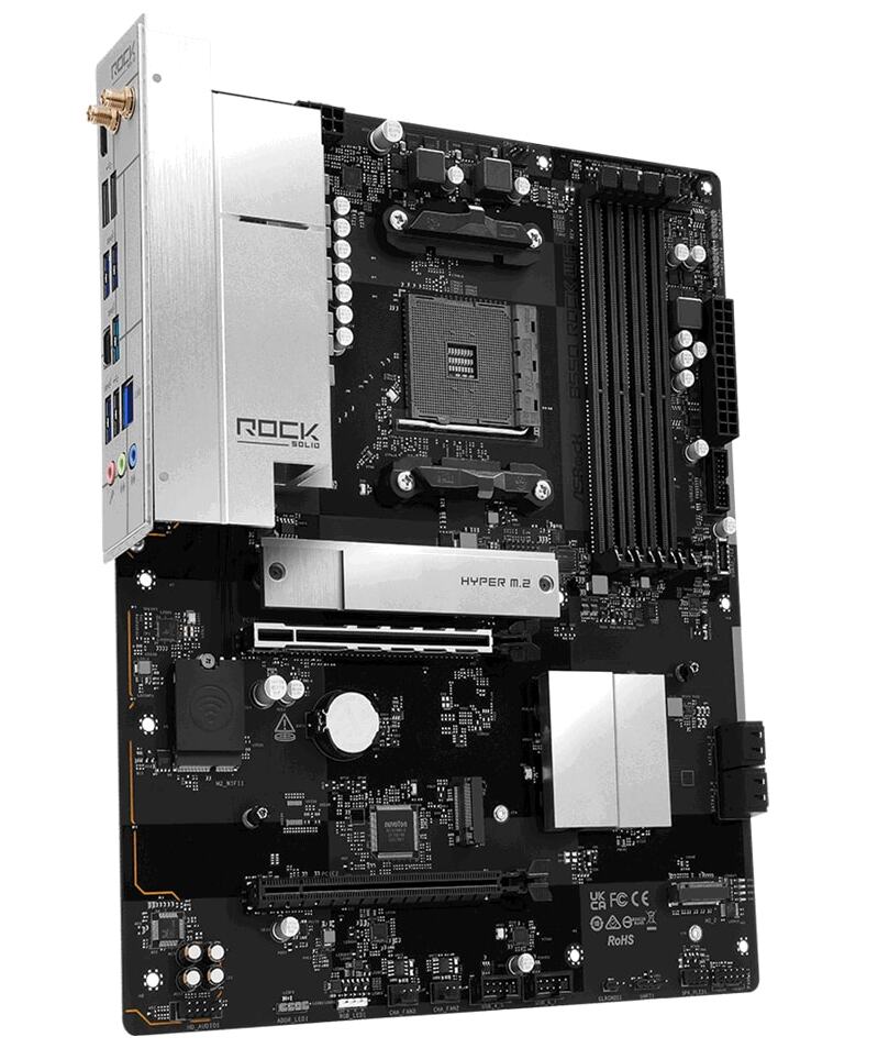 ASRock Introduces B550 Rock WiFi Motherboard with AM4 Socket